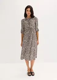 Jersey jurk met strik, bonprix
