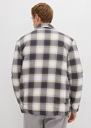 Licht gevoerde flanel overhemd jas, bonprix