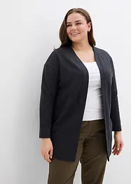 Lang sweatvest van een zachte katoenmix, bonprix