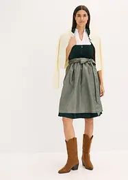 Dirndl met fluweel in midi lengte (2-dlg. set), bonprix