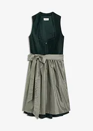 Dirndl met fluweel in midi lengte (2-dlg. set), bonprix
