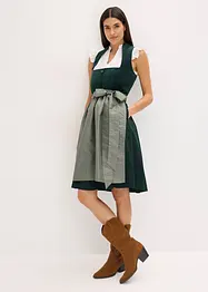 Dirndl met fluweel in midi lengte (2-dlg. set), bonprix