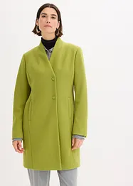 Korte coat in wollen look, bonprix