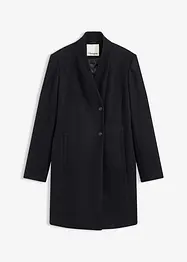 Korte coat in wollen look, bonprix