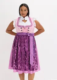 Dirndl met pailletten schort (2-dlg. set), bonprix