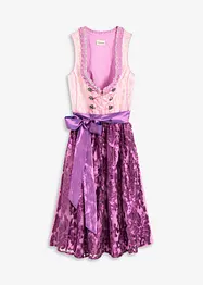 Dirndl met pailletten schort (2-dlg. set), bonprix