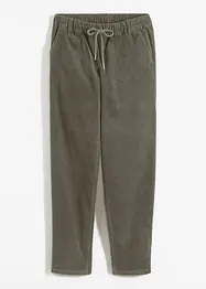 Corduroy broek met comfortabele tailleband, bonprix