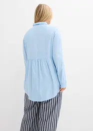 Lange blouse met knoopsluiting van viscose, bonprix