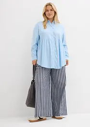 Lange blouse met knoopsluiting van viscose, bonprix