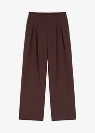Wijde bandplooibroek met stretch, bonprix
