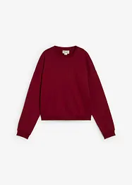 Oversized sweater van biologisch katoen, bonprix