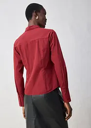 Overhemdblouse met zijde, bonprix