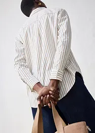 Overhemdblouse met zijde, bonprix