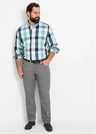 Regular fit twill broek van katoen, straight, bonprix
