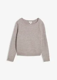 Gebreide trui met boothals, bonprix