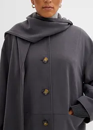 Oversized jas met twee subtiele naadzakken, bonprix