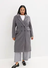 Elegante lange jas met dubbele knopenrij, bonprix