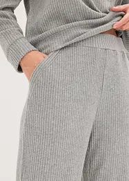 Loungewear huispak van soepele ribstof, oversized, bonprix