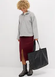 Oversized fleece trui, bonprix