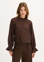 Blouse van gestructureerd materiaal, bonprix