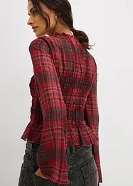 Blouse met smokwerk, bonprix