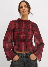 Blouse met smokwerk, bonprix
