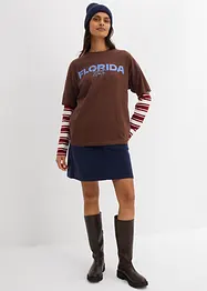 Oversized T-shirt van puur biologisch katoen, bonprix