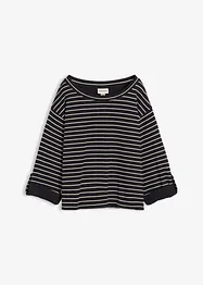 Oversized sweater van puur katoen, bonprix