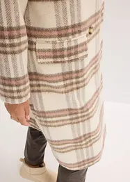 Lange oversized jas in een zachte wolmix, bonprix