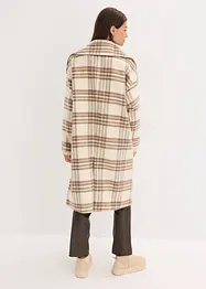 Lange oversized jas in een zachte wolmix, bonprix