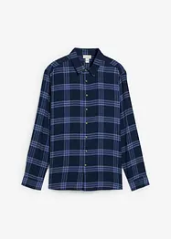 Flanel overhemd met  lange mouwen en biologisch katoen, bonprix