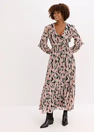 Jurk van chiffon met volants, bonprix
