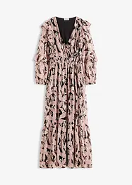 Jurk van chiffon met volants, bonprix