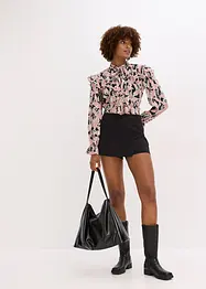 Chiffon blouse met volants, bonprix