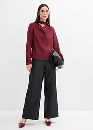 Licht glanzende shirtblouse, bonprix