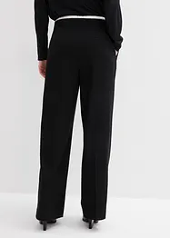 Wijde broek in een viscosemix, bonprix