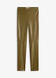 Imitatieleren broek in Punto di Roma mix, bonprix