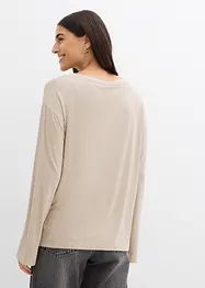 Oversized shirt in een soepele viscose-elastanmix, bonprix