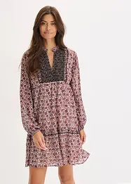 Jurk met borduursel, bonprix