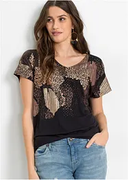 Shirt in een visosemix, bonprix