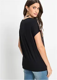 Shirt in een visosemix, bonprix