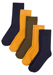 Kinderen thermo sokken (5 paar) met biologisch katoen, bonprix