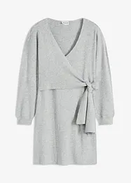 Gebreide jurk in wikkellook, bonprix