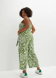 Jumpsuit met strikceintuur, bonprix