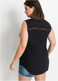 Blousetop met gehaakte details, bonprix