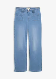 Straight jeans mid waist, bonprix