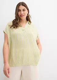 Blouse van soepele viscose, korte mouw, bonprix