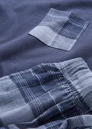 Pyjama met flanellen broek van zacht katoen, bonprix