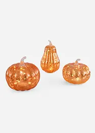 Decoratieve pompoen met LED's (3-dlg. set), bonprix