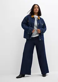 Spijkerjas  met corduroy kraag, bonprix